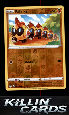 Reverse Holofoil Falinks (155) 155/264 Pokemon Common SWSH08: Fusion Strike Card