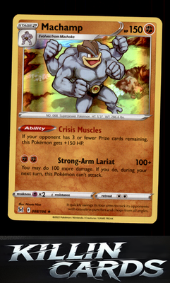 Machamp 088/196 Pokemon Holo Rare SWSH11: Lost Origin Card NM