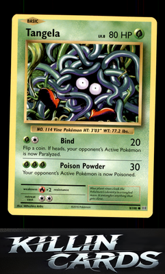 Tangela 8/108 Pokemon Common XY - Evolutions Card NM