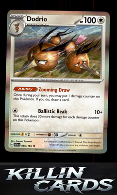 Dodrio 085/165 Pokemon Rare SV: Scarlet & Violet 151 Card NM