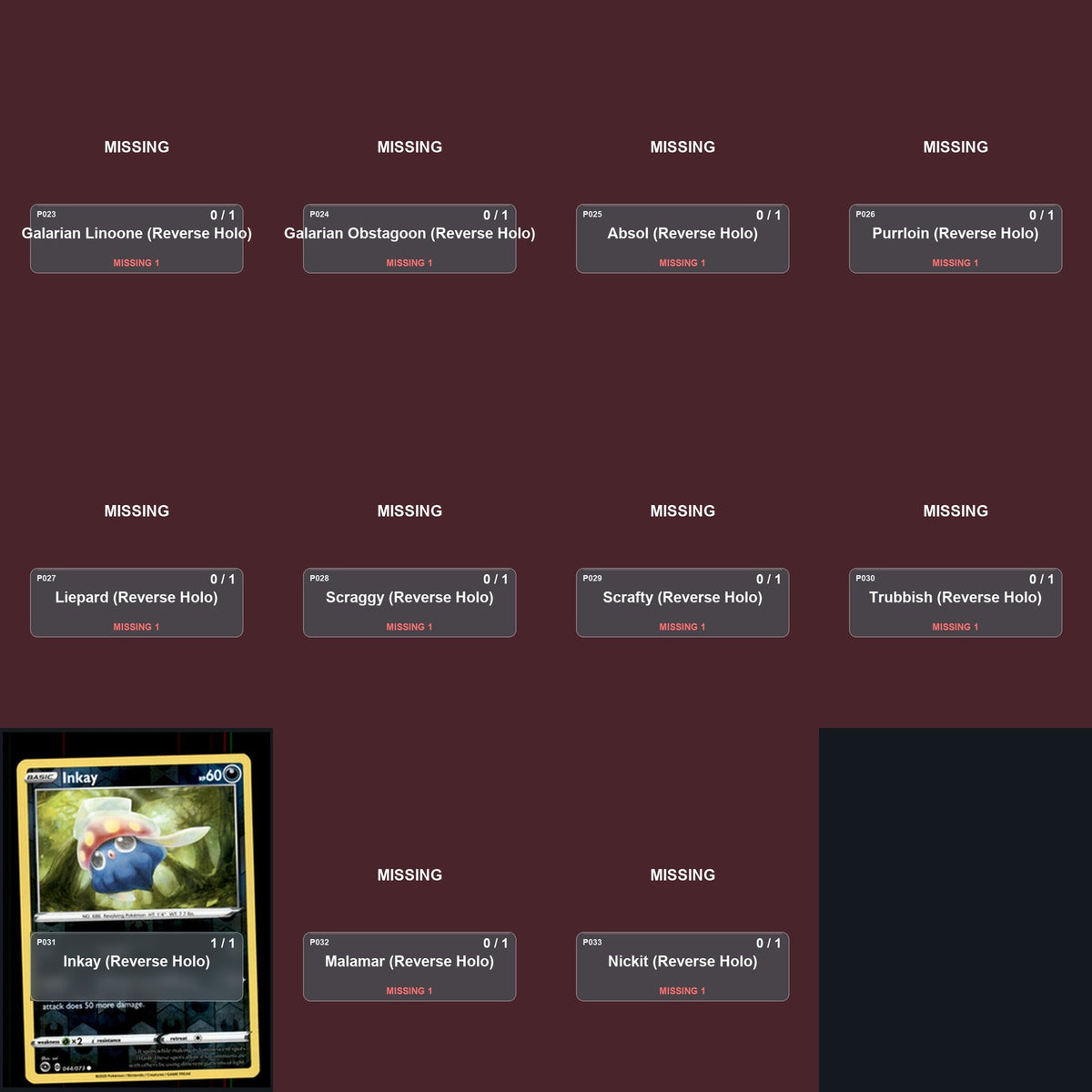 Pokemon TCG Champion's Path Reverse Holo Master Set 12 Reverse Holo Card