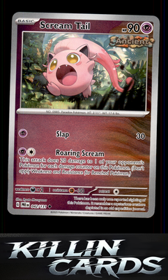 Reverse Holofoil Scream Tail 042/131 Pokemon Uncommon SV: Prismatic Evolutions C