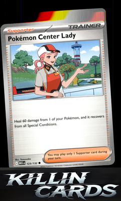 Pokemon Center Lady 123/132 Pokemon Common ME01: Mega Evolution Card NM