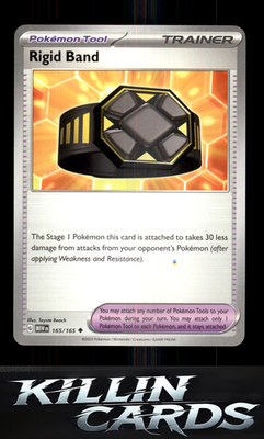 Rigid Band 165/165 Pokemon Uncommon SV: Scarlet & Violet 151 Card NM