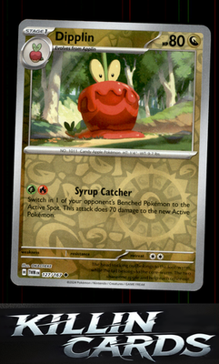 Reverse Holofoil Dipplin - 127/167 127/167 Pokemon Uncommon SV06: Twilight Masqu