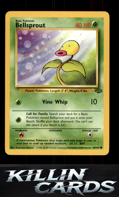 Bellsprout 49/64 Pokemon Common Jungle Card LP