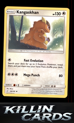Kangaskhan 128/181 Pokemon Uncommon SM - Team Up Card NM