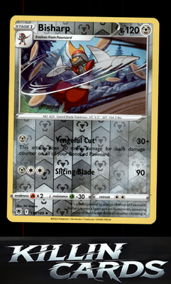 Reverse Holofoil Bisharp 116/189 Pokemon Uncommon SWSH10: Astral Radiance Card N