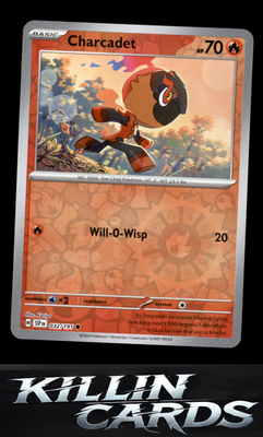 Reverse Holofoil Charcadet - 032/191 032/191 Pokemon Common SV08: Surging Sparks