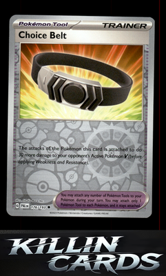 Reverse Holofoil Choice Belt 176/193 Pokemon Uncommon SV02: Paldea Evolved Card