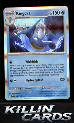 Kingdra 032/182 Pokemon Rare SV04: Paradox Rift Card NM