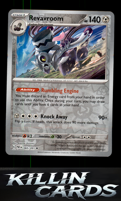 Reverse Holofoil Revavroom - 065/091 065/091 Pokemon Rare SV: Paldean Fates Card