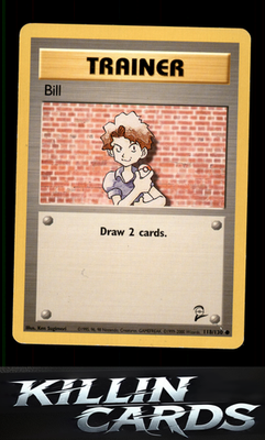 Bill 118/130 Pokemon Common Base Set 2 Card LP
