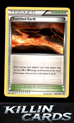 Scorched Earth 138/160 Pokemon Uncommon XY - Primal Clash Card NM