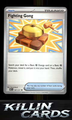 Fighting Gong 187/217 Pokemon Uncommon ME: Ascended Heroes Card NM