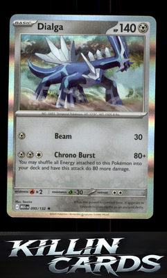 Dialga 095/132 Pokemon Rare ME01: Mega Evolution Card NM