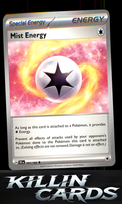 Mist Energy 161/162 Pokemon Uncommon SV05: Temporal Forces Card NM