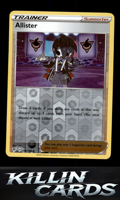 Reverse Holofoil Allister 146/185 Pokemon Uncommon SWSH04: Vivid Voltage Card NM