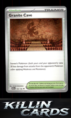 Granite Cave 166/182 Pokemon Uncommon SV10: Destined Rivals Card NM
