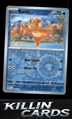 Reverse Holofoil Buizel 046/198 Pokemon Common SV01: Scarlet & Violet Base Set C
