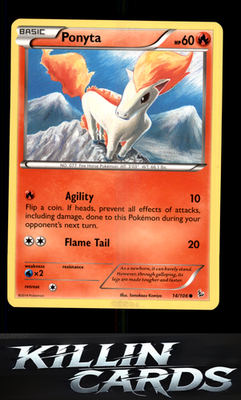 Ponyta 14/106 Pokemon Common XY - Flashfire Card LP