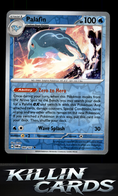 Reverse Holofoil Palafin 060/167 Pokemon Uncommon SV06: Twilight Masquerade Card