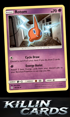 Rotom 86/236 Pokemon Uncommon SM - Cosmic Eclipse Card NM