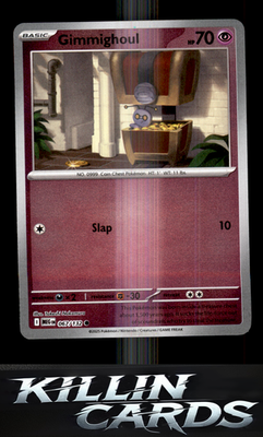Reverse Holofoil Gimmighoul 067/132 Pokemon Common ME01: Mega Evolution Card NM
