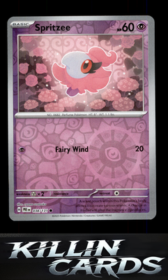 Reverse Holofoil Spritzee 038/131 Pokemon Common SV: Prismatic Evolutions Card N