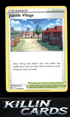 Jubilife Village 148/189 Pokemon Uncommon SWSH10: Astral Radiance Card NM