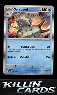 Golisopod 049/182 Pokemon Rare SV04: Paradox Rift Card NM