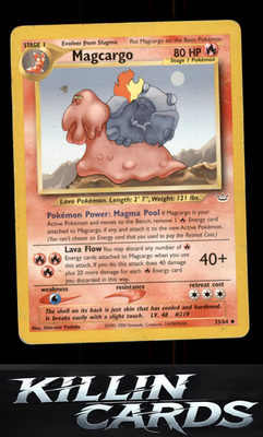 Magcargo 33/64 Pokemon Uncommon Neo Revelation Card DM