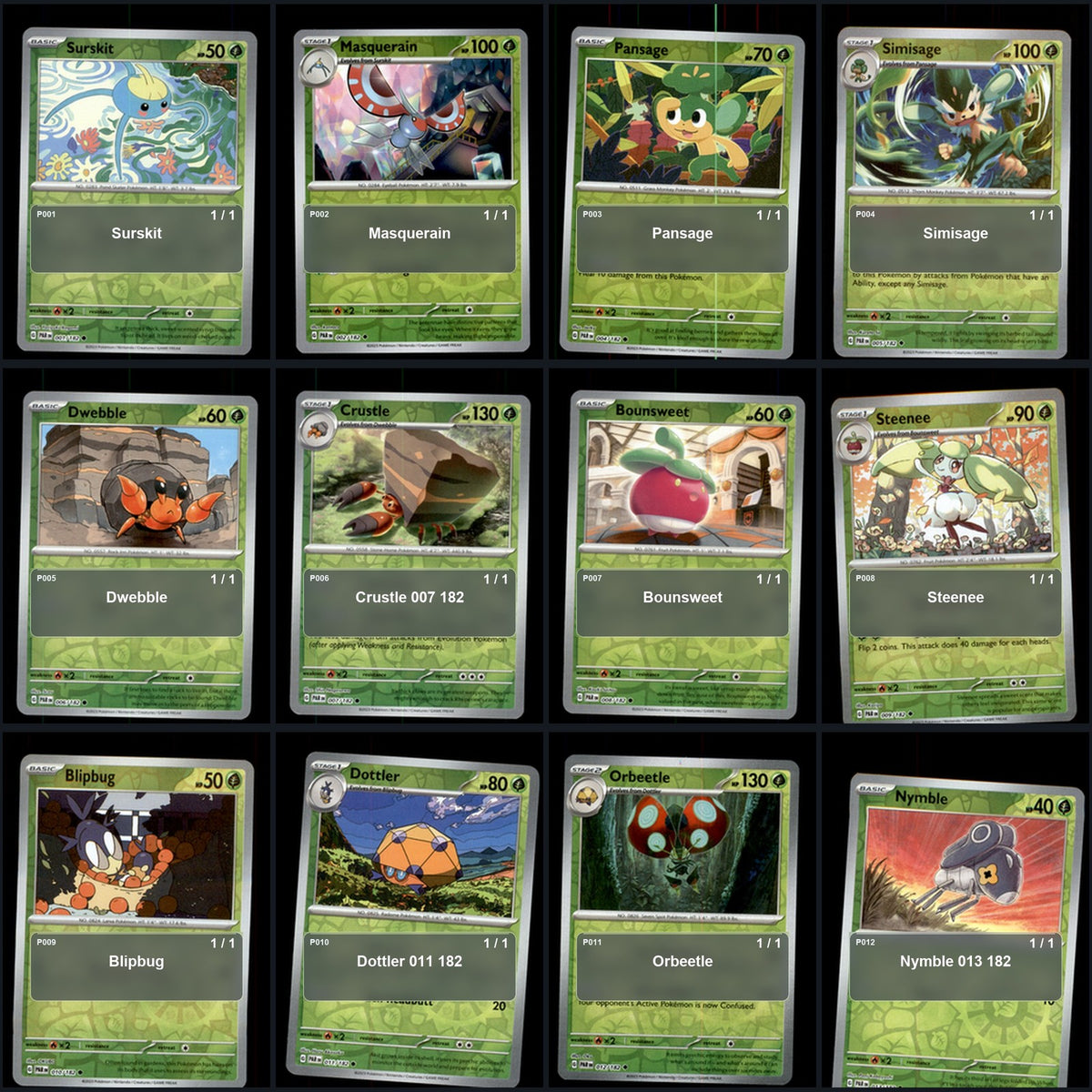 Pokemon TCG SV04: Paradox Rift Reverse Holo Master Set 148 Reverse Holo Card