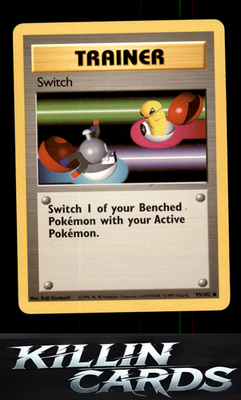 Switch 095/102 Pokemon Common Base Set Card LP