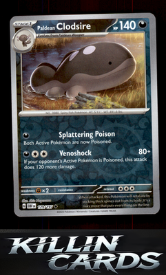 Reverse Holofoil Paldean Clodsire - 129/197 129/197 Pokemon Uncommon SV03: Obsid