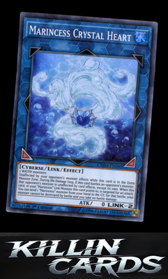 1st Edition Marincess Crystal Heart CHIM-EN040 YuGiOh Super Rare Chaos Impact Ca
