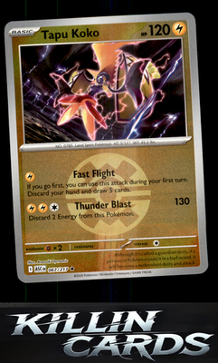 Reverse Holofoil Tapu Koko (Quick Ball) 067/217 Pokemon Rare ME: Ascended Heroes