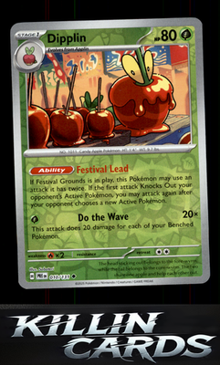 Reverse Holofoil Dipplin 010/131 Pokemon Uncommon SV: Prismatic Evolutions Card