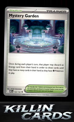 Mystery Garden - 122/132 122/132 Pokemon Uncommon ME01: Mega Evolution Card NM