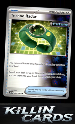 Techno Radar 130/131 Pokemon Uncommon SV: Prismatic Evolutions Card NM