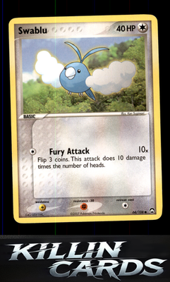 Swablu 66/108 Pokemon Common Power Keepers Card LP