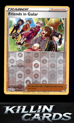 Reverse Holofoil Friends in Galar 140/172 Pokemon Uncommon SWSH09: Brilliant Sta