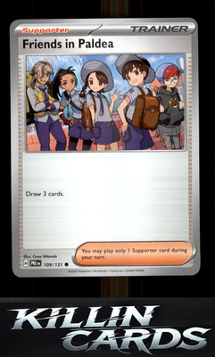 Friends in Paldea - 109/131 109/131 Pokemon Common SV: Prismatic Evolutions Card