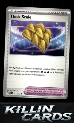 Thick Scale 211/217 Pokemon Uncommon ME: Ascended Heroes Card NM