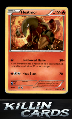 Heatmor 15/122 Pokemon Uncommon XY - BREAKpoint Card NM