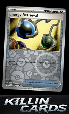 Reverse Holofoil Energy Retrieval 171/198 Pokemon Common SV01: Scarlet & Violet