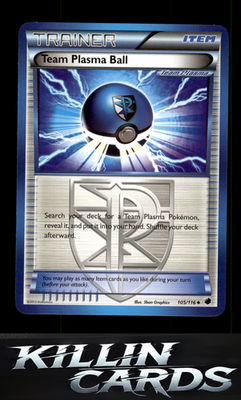 Team Plasma Ball (Team Plasma) 105/116 Pokemon Uncommon Plasma Freeze Card LP