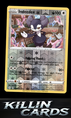Reverse Holofoil Indeedee 056/072 Pokemon Holo Rare Shining Fates Card NM