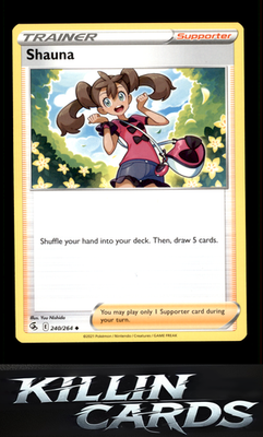 Shauna 240/264 Pokemon Uncommon SWSH08: Fusion Strike Card NM