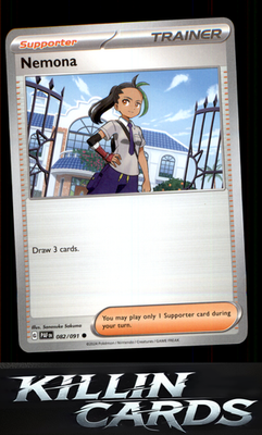 Nemona - 082/091 082/091 Pokemon Common SV: Paldean Fates Card NM